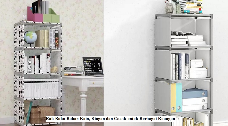 Rak Buku Bahan Kain