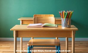 Desain Meja Belajar Kayu, Cocok untuk Anak-Anak Meja Belajar Kayu