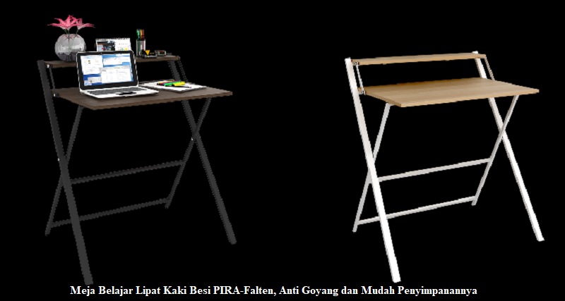 Meja Belajar Lipat Kaki Besi PIRA-Falten
